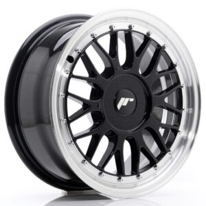 Japan Racing JR23 18x8,5 ET20-48 5H BLANK Gloss Black w/ Machined Lip
