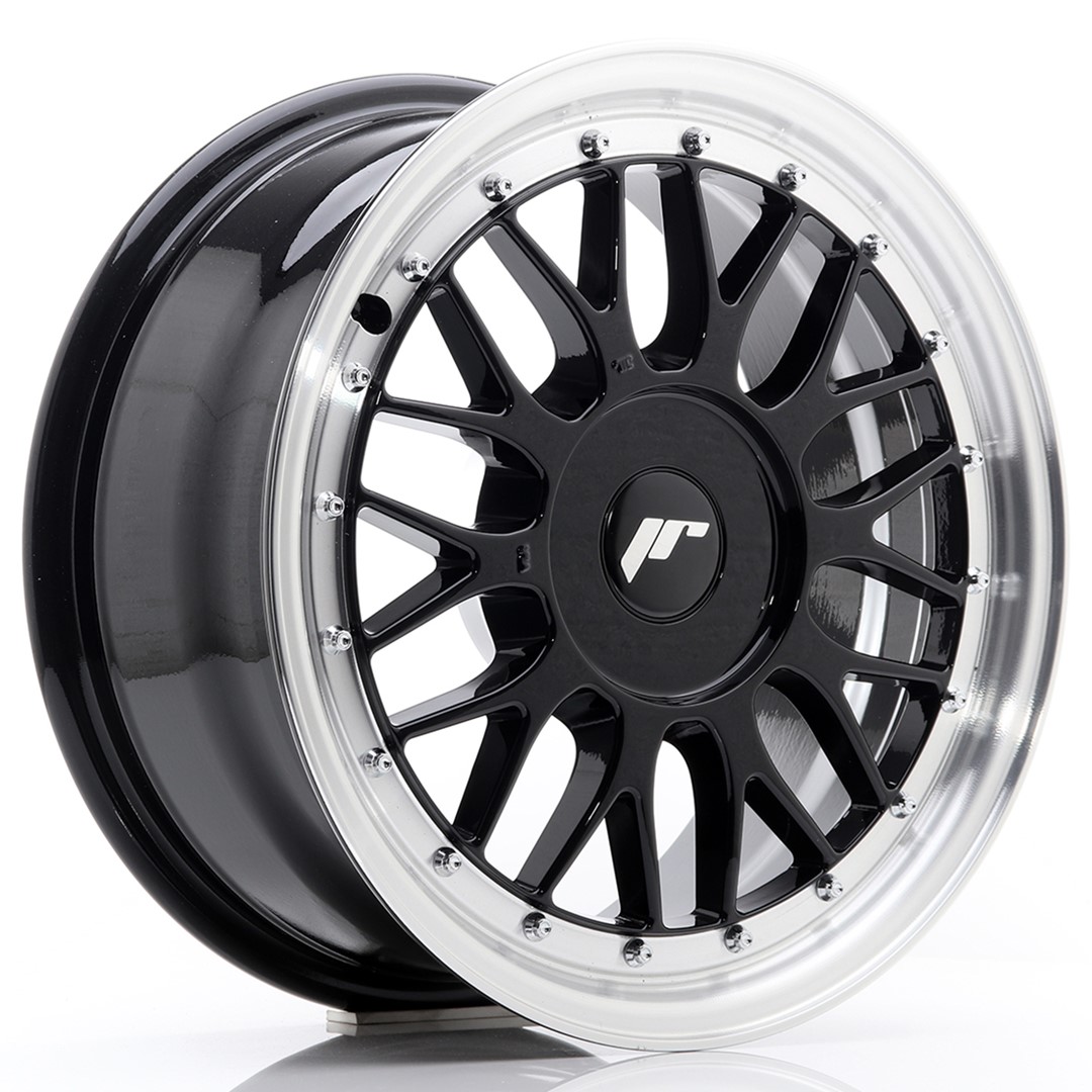 Japan Racing JR23 18x8,5 ET20-48 5H BLANK Gloss Black w/ Machined Lip