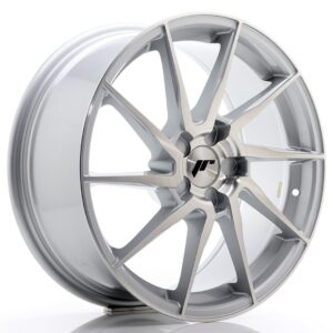Japan Racing JR36 18x8 ET20-45 5H BLANK Silver Machined Face