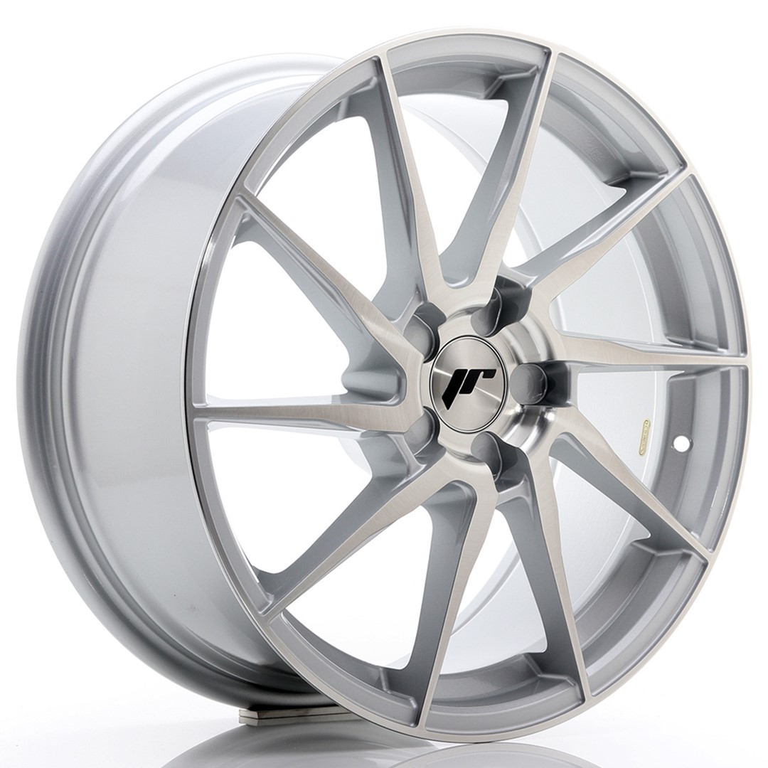 Japan Racing JR36 20x10 ET20-45 5H BLANK Silver Machined Face