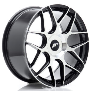 Japan Racing JR18 18x7,5 ET20-40 BLANK Black Machined Face