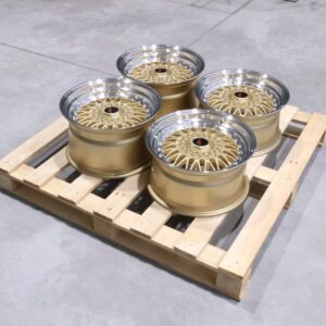 Sada diskov JR9 16x8 ET25 + 16x9 ET20 3x112 Gold