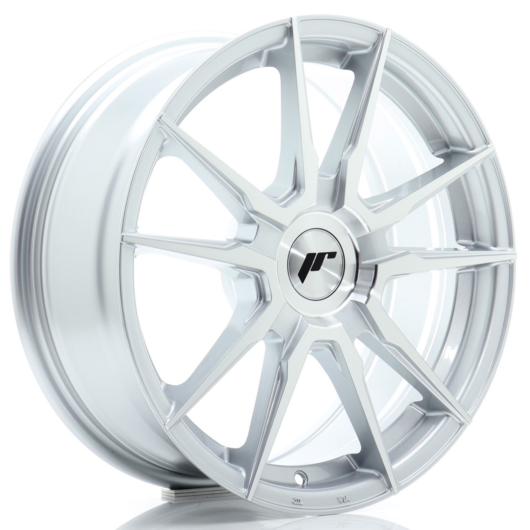 Japan Racing JR21 17x7 ET20-40 BLANK Machined Silver – Obrázok 2