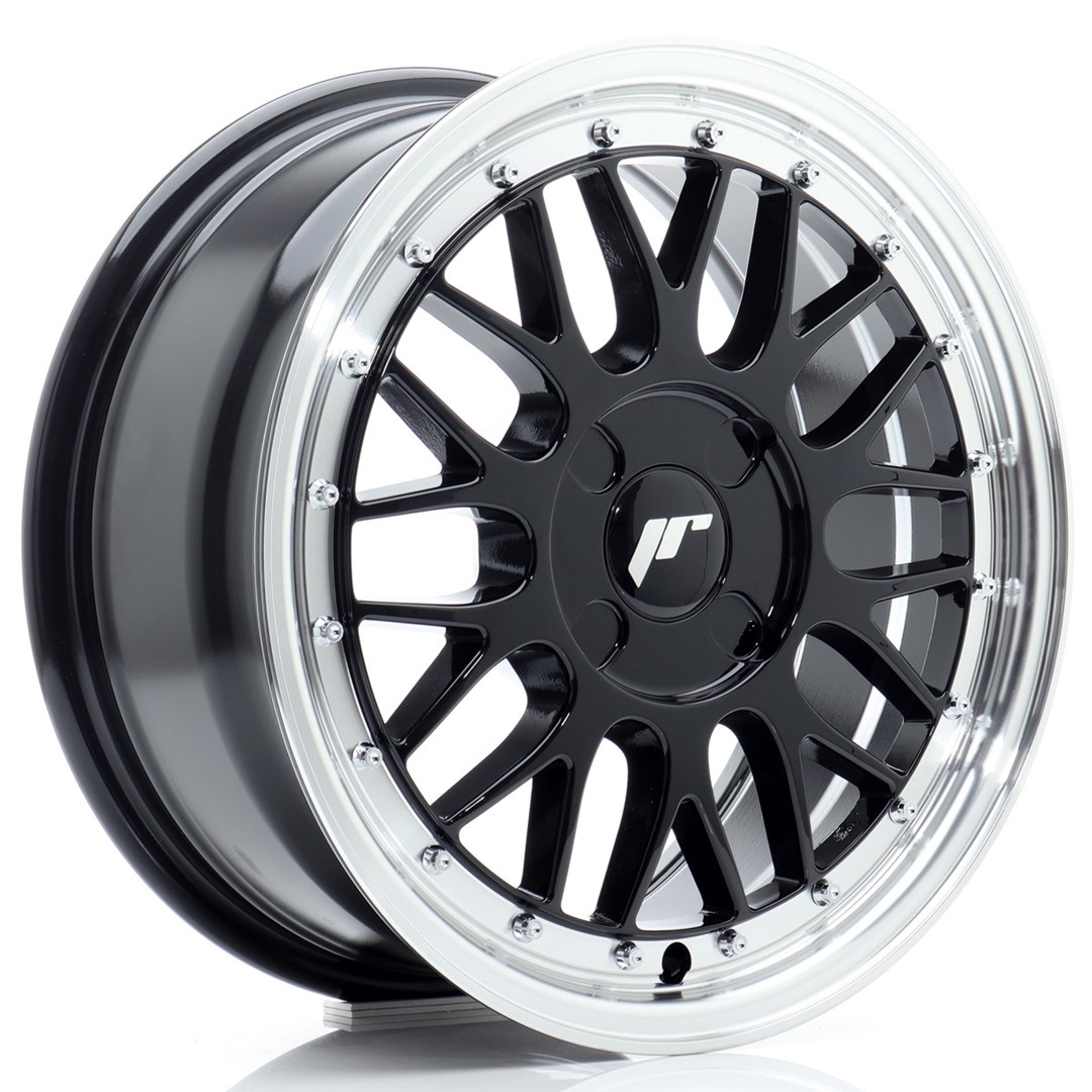 Japan Racing JR23 18x8,5 ET20-48 5H BLANK Gloss Black w/ Machined Lip – Obrázok 2