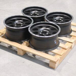 Sada diskov JRX4 17x8,5 ET35 6x114,3 Matt Black w/ Machined Lip