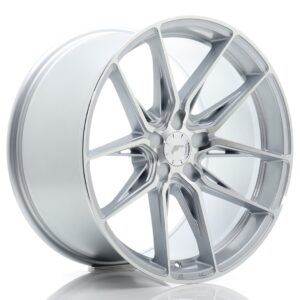 Japan Racing JR44 19x10 ET15-45 5H BLANK Silver w/ Machined Face
